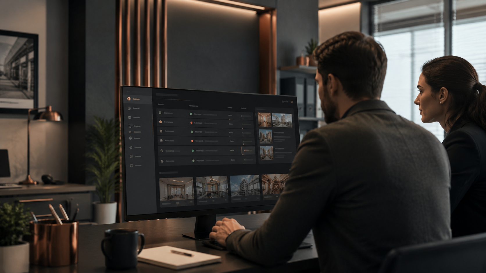Verwaltungsteam steuert Aufträge über den WRX Desk